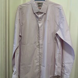 TRULY Pink Checkered Dress Shirt